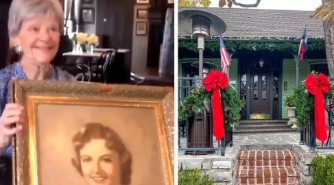 Sie geht zum Abendessen und entdeckt im Restaurant ein Gemälde ihrer Mutter, das Jahre zuvor gestohlen worden war (+VIDEO)